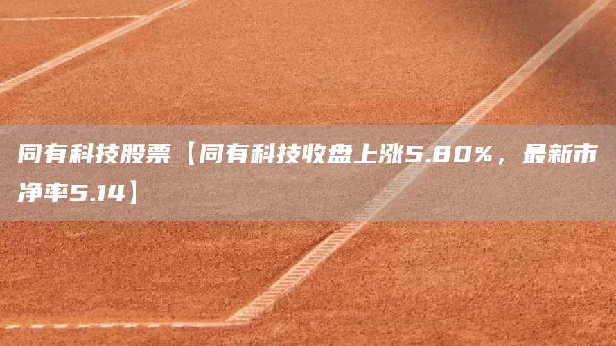 同有科技股票【同有科技收盤上漲5.80%，最新市凈率5.14】(圖1)